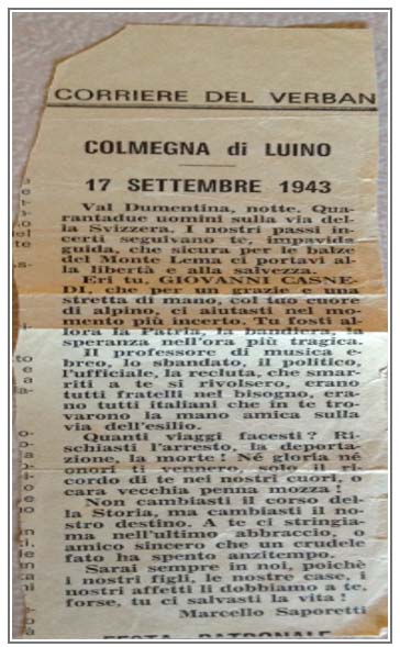 Percorso verso il Monte Lema